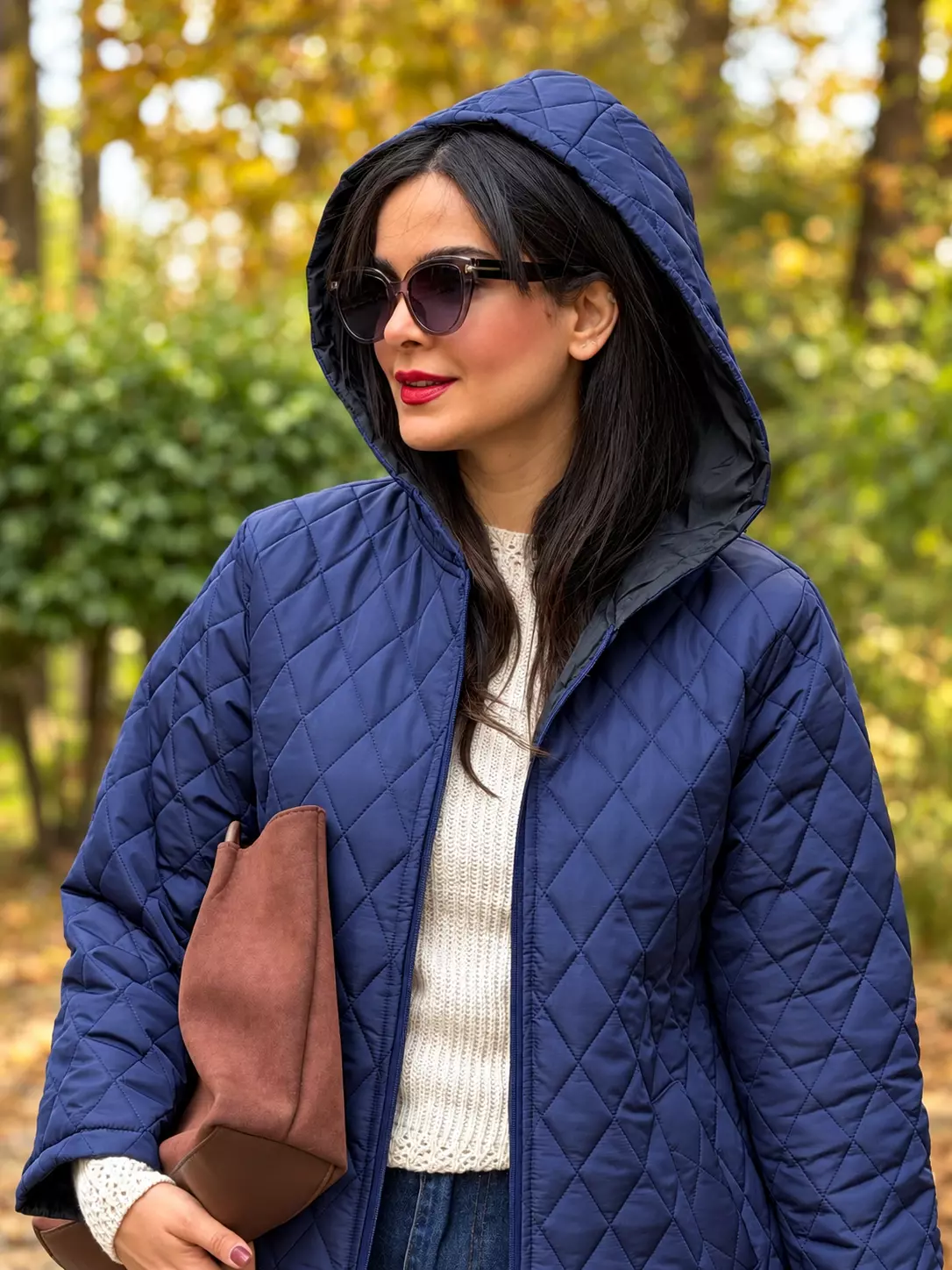 کاپشن زنانه کلاهدار آستردار ونوس